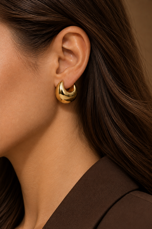 BOLD earrings gold