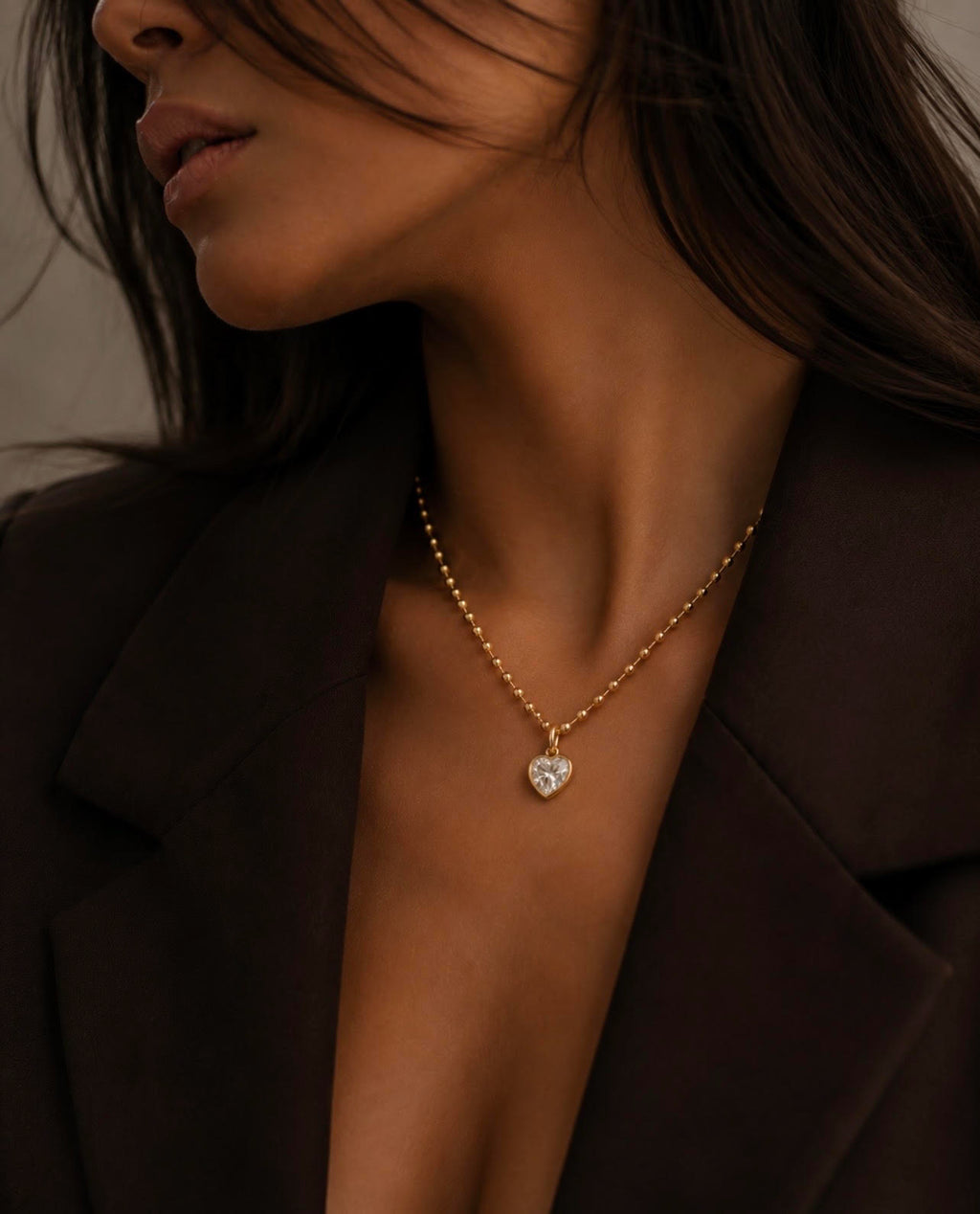 ROCK NECKLACE HEART