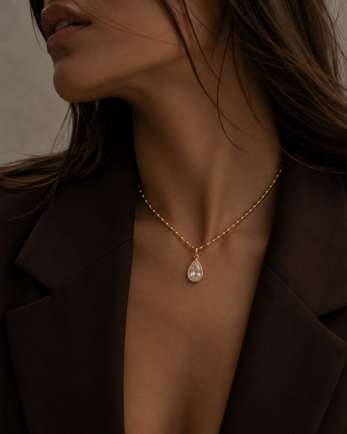 ROCK NECKLACE DROP