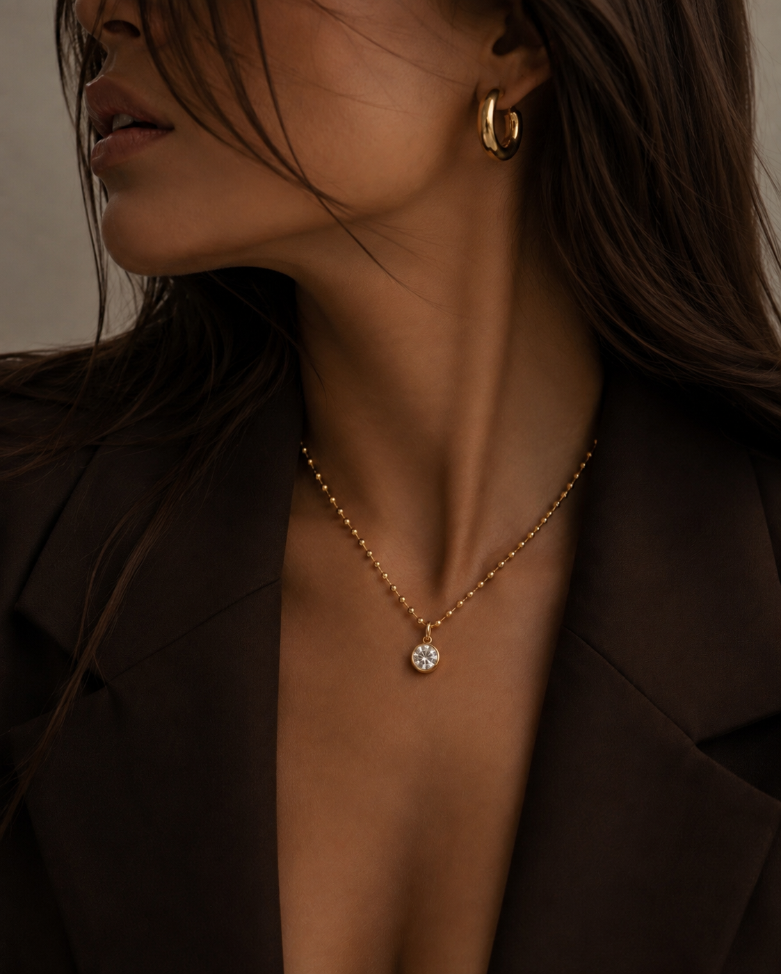 ROCK NECKLACE ROUND