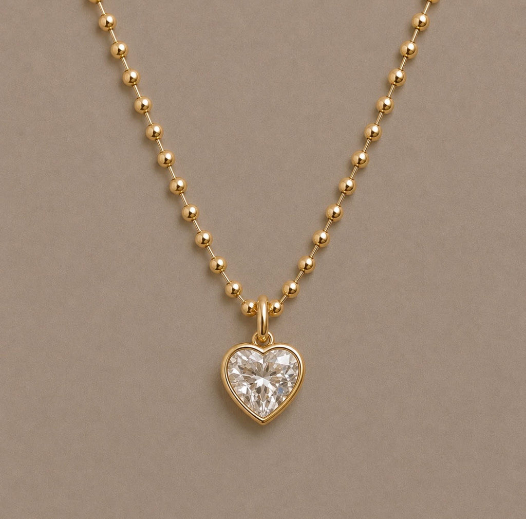 ROCK NECKLACE HEART