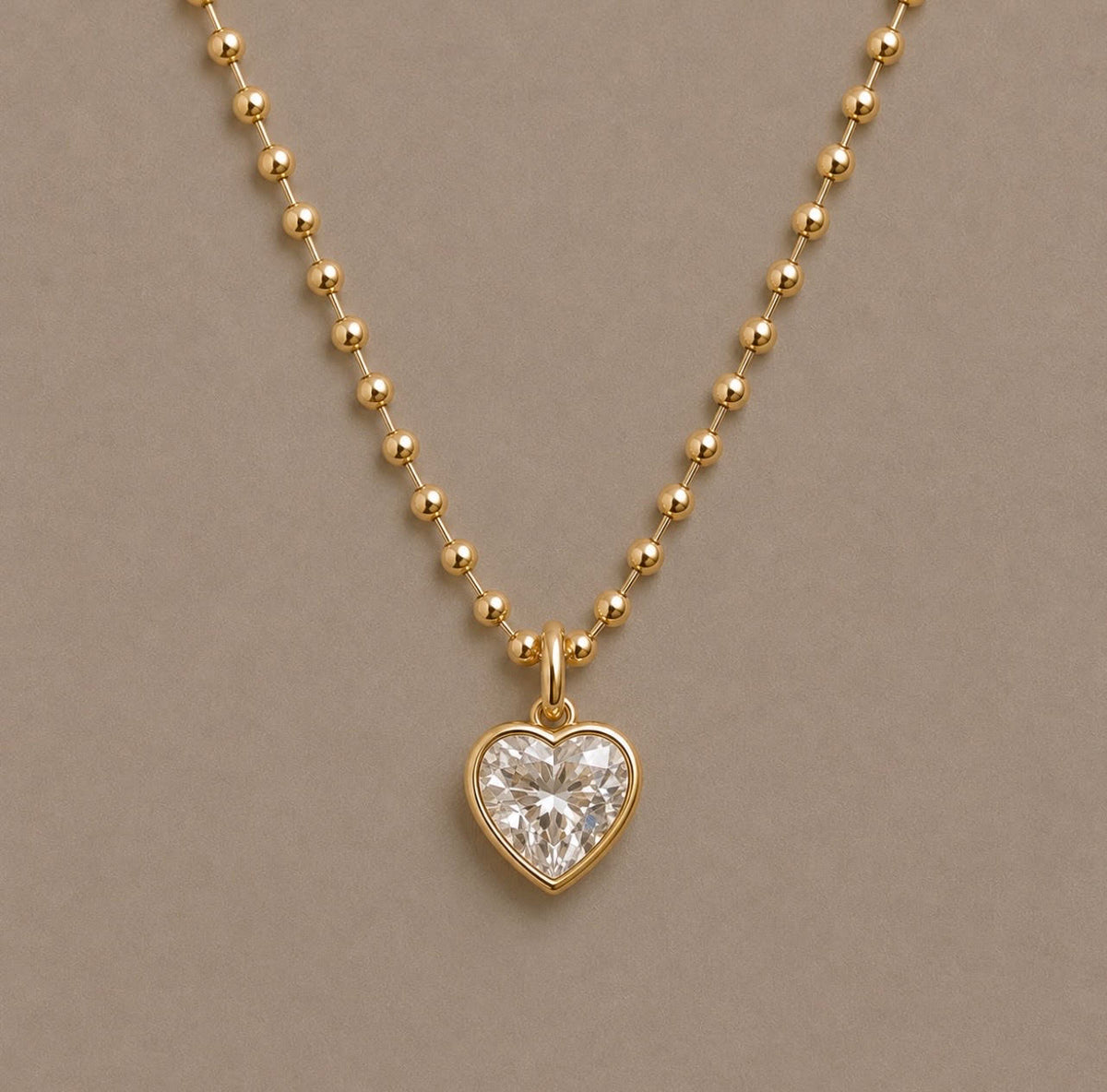 ROCK NECKLACE HEART