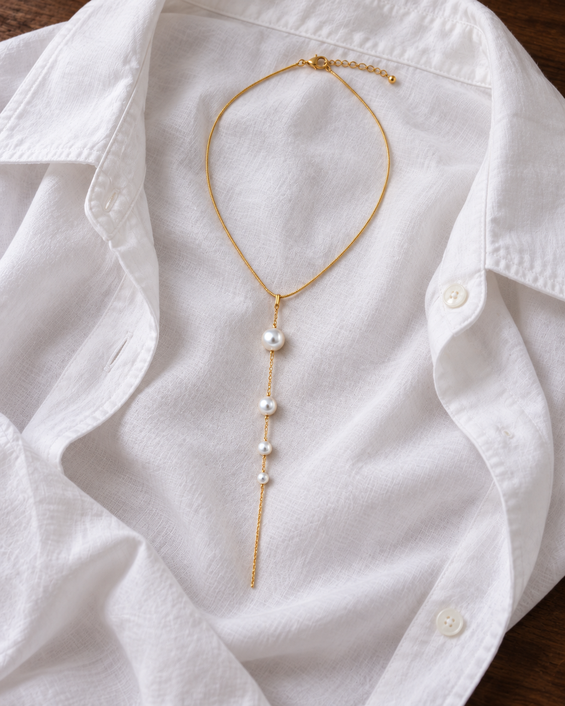 SNAKE pearl necklace