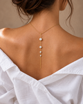 SNAKE pearl necklace