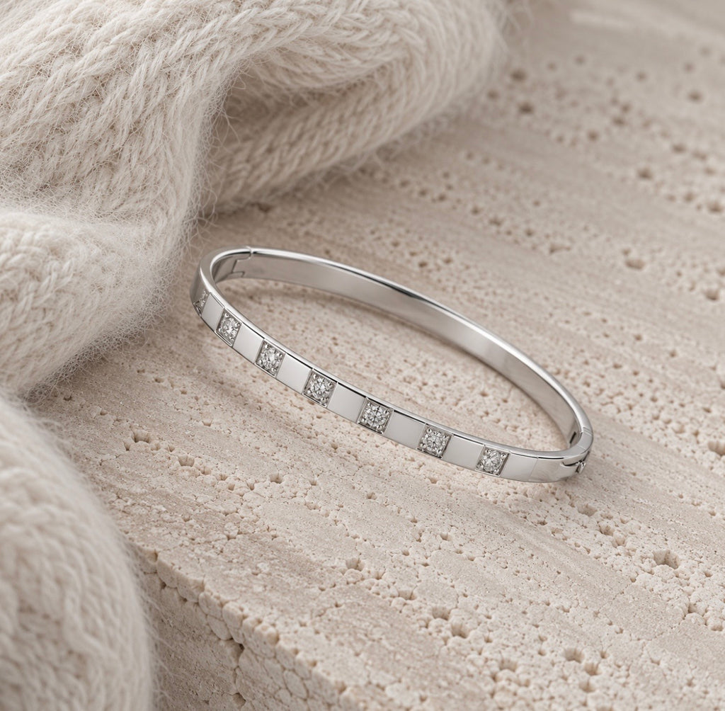 CLASSIC bangle steel silver