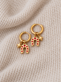 STEELÉ Lucky Christmas hoops