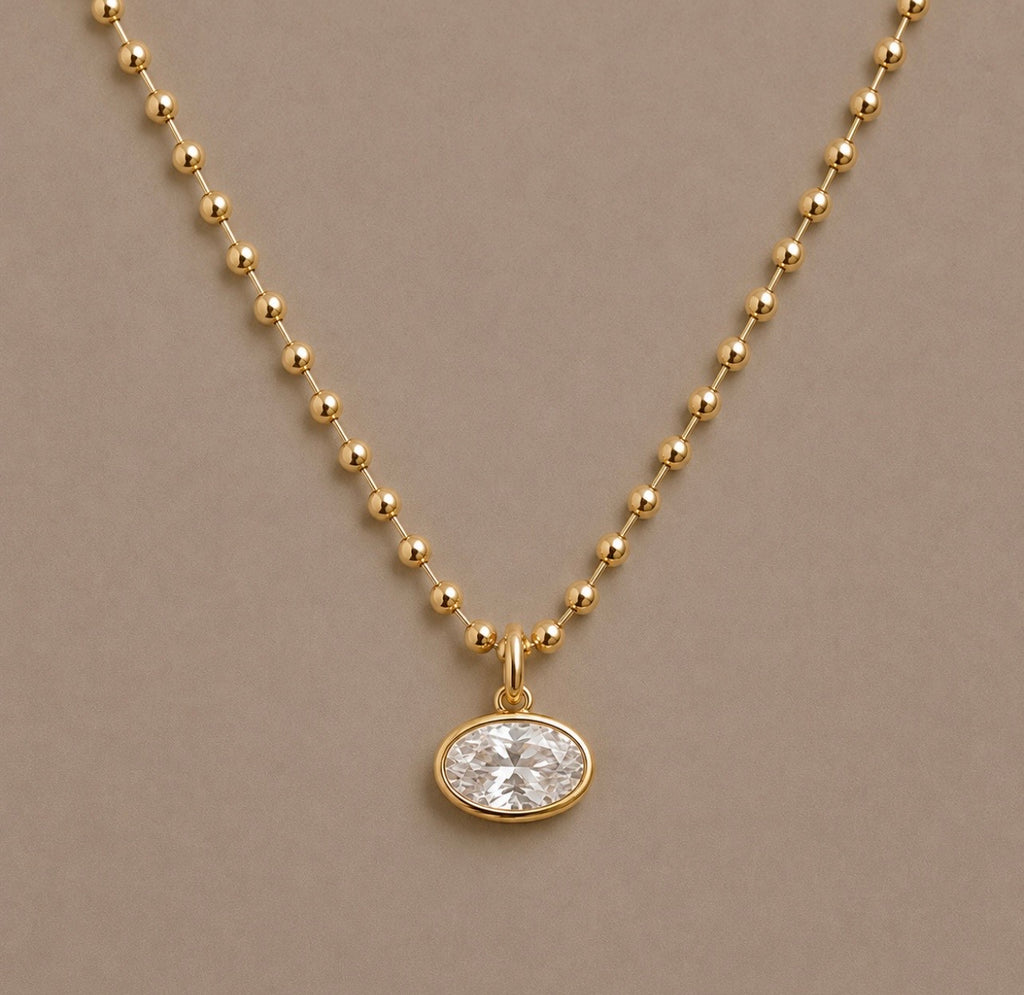 ROCK NECKLACE OVAL