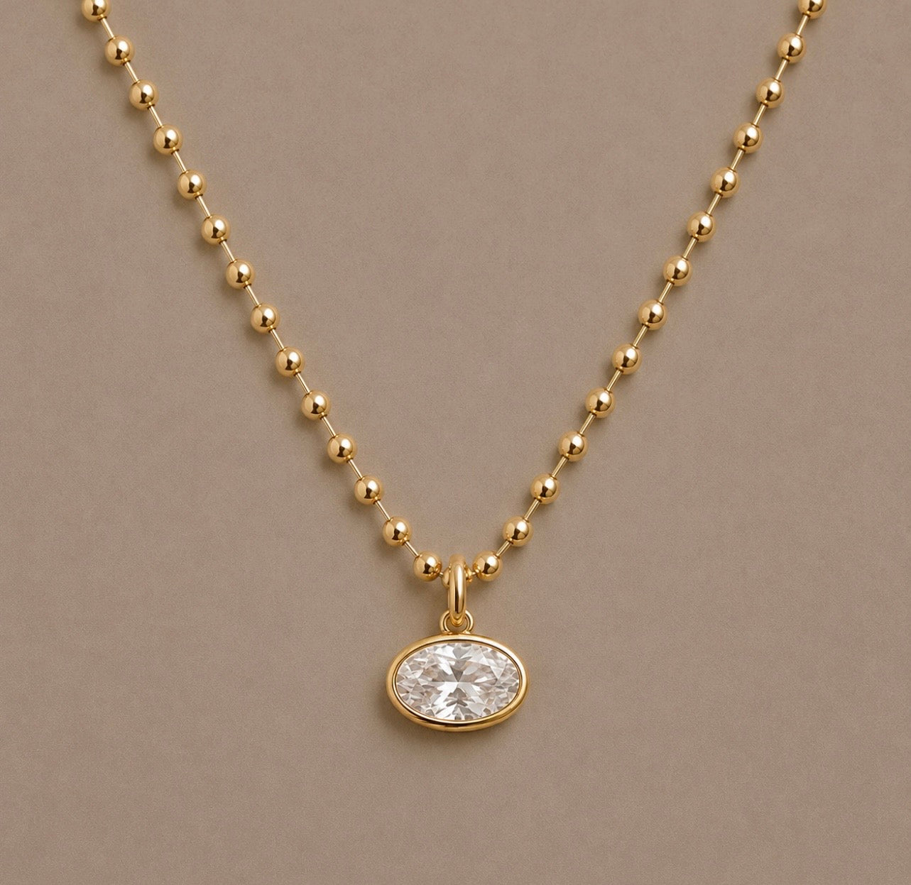 ROCK NECKLACE OVAL