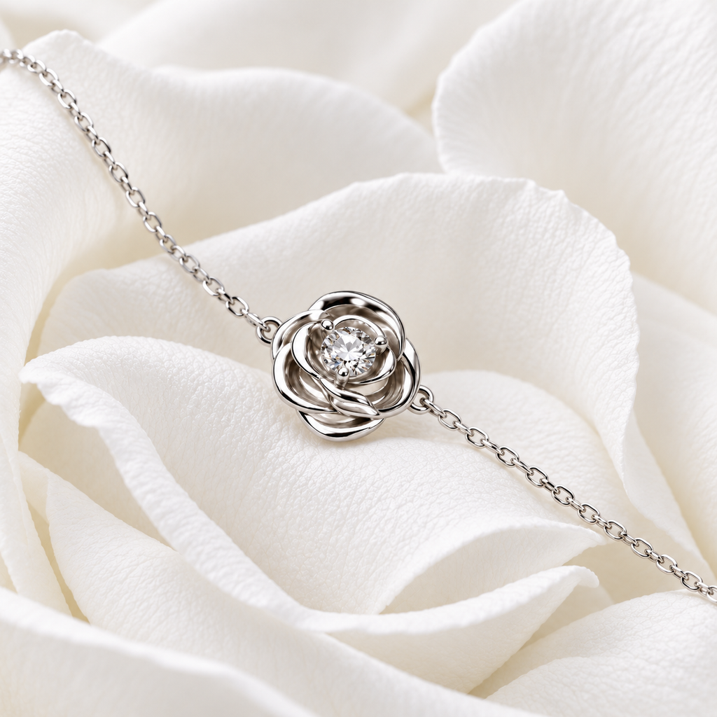 The Rose Bracelet Silver