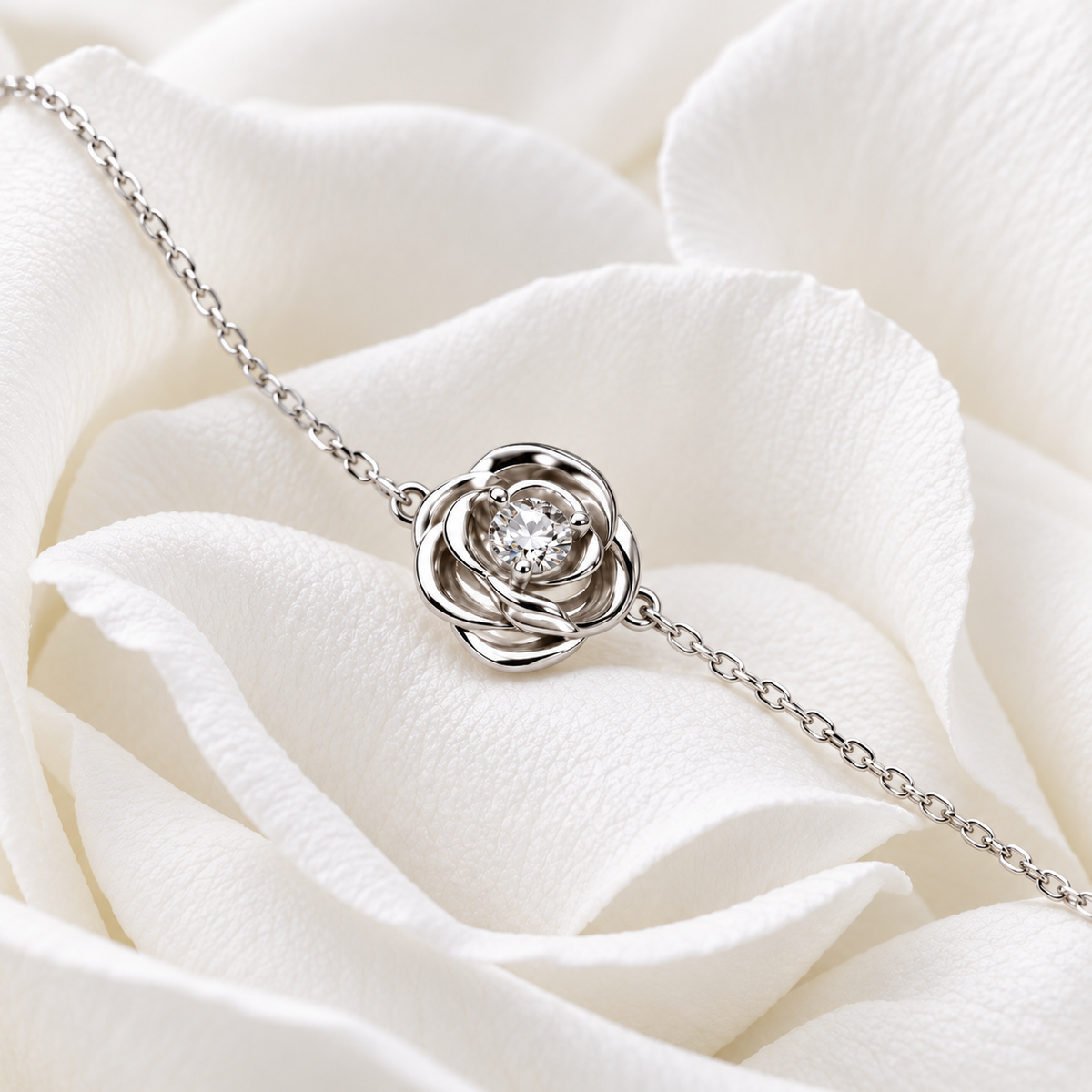 The Rose Bracelet Silver